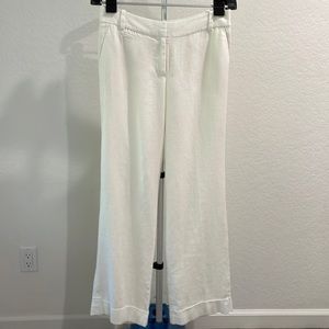 J. CREW Linen Cuffed Trousers